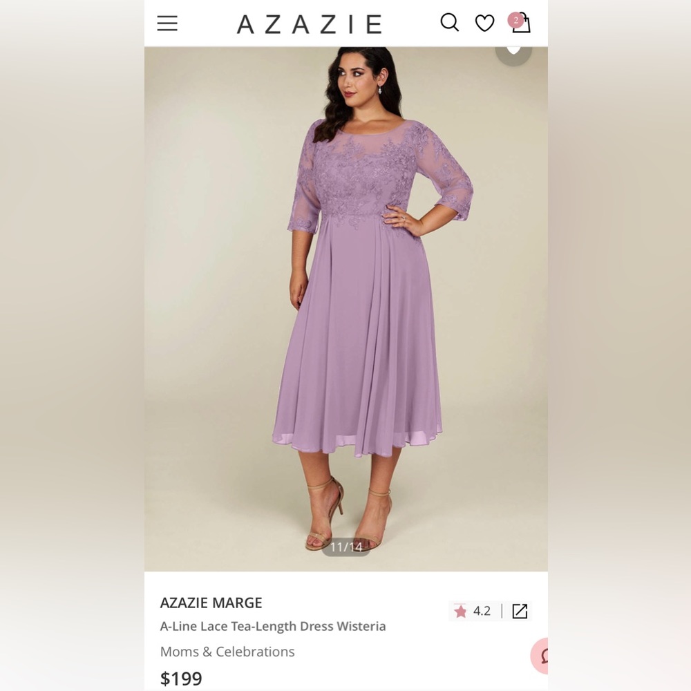 Azazie Marge MOB dress